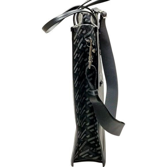 459384BH (X6) Versace Crossbody Bag Black PVC - Picture 2 of 9